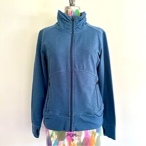 🫐PATAGONIA Swell Belle Blue Zip Long Sleeve Jacket with Thumb Holes